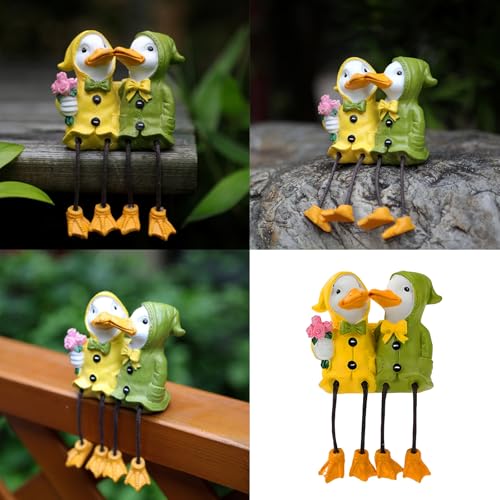 Canard en résine extérieur imperméable étagère table intérieur