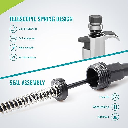 Lachoi 1/10 Lab Single Channel Pipettor Adjustable Variable Volume,1-10Ml High Accurate Micropipette thumb #2