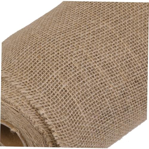 Chemin de table tissu burlap en toile de jute rustique 50cm x 10m