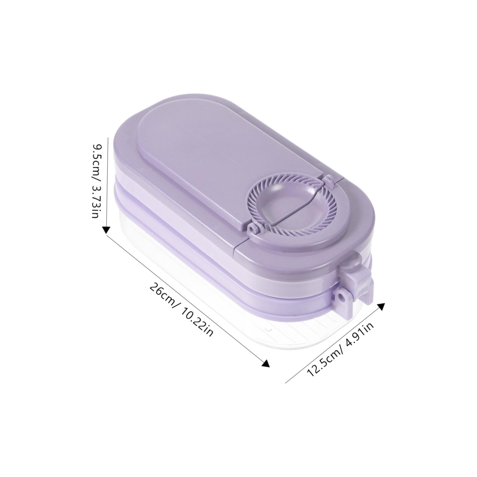 Alipis Kitchen Dough Presser Multi Function Dumpling Skin Maker with Storage Box for Easy Organization and Seamless Dumpling Preparation Safe Material Kitchen Tool