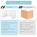 Jutieuo 4 Pack Classroom Privacy Shields for Student Desks, Heavy Duty Plastic Privacy Folder Desk Partition Panel for Student Testing Divider Board - Reduce Distractions, 17