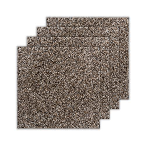 Smart Squares Walk In The Park Premium Soft Padded Carpet Tiles 18X18 Inch, Seamless Appearance, Peel And Stick For Easy Diy Installation, Made In The Usa (10 Tiles - 22.5 Sq Ft, 314 Copper Mine) #TOP8