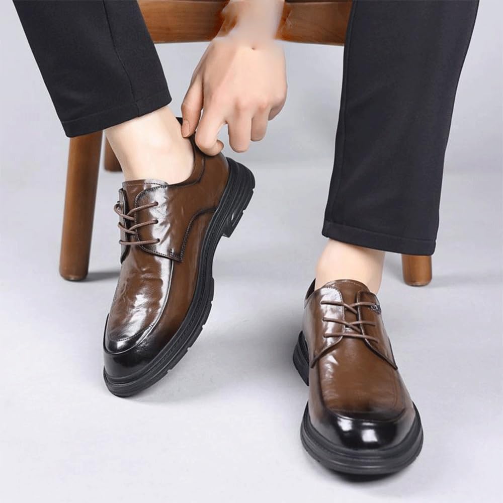 Scarpe da Uomo in Pelle, Formali, da Lavoro, in Pelle di Mucca, da Uomo, da Sposo, da Sposo, da Uomo, da Cerimonia, Antiscivolo, Basse, Antiscivolo, da Ballo