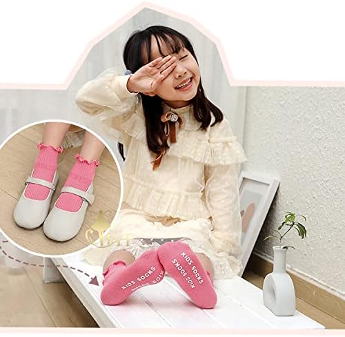 Miniatura 6 de Calcetines de encaje con volantes vintage para niñas pequeñas, calcetines de tobillo para niñas