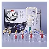 ● DIFERENTES TAMAÑOS DE TAZAS PARA DIFERENTES ÁREAS DEL CUERPO PARA TODAS SUS NECESIDADES: 24 tazas son lo suficientemente buenas como para cubrir toda la espalda u otras áreas. Ofrecemos tubos de extensión gratis. Una pistola de vacío para que ajuste el grado de succión, de suave a fuerte. ¡Además de agujas magnéticas para ventosas magnéticas!