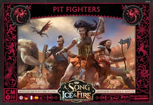 CMON, A Song of Ice & Fire, Pit Fighters (Arena Fighter), Expansion, Tabletop, 2 Players, Ages 14+, 45-60 Minutes, German - Image 2
