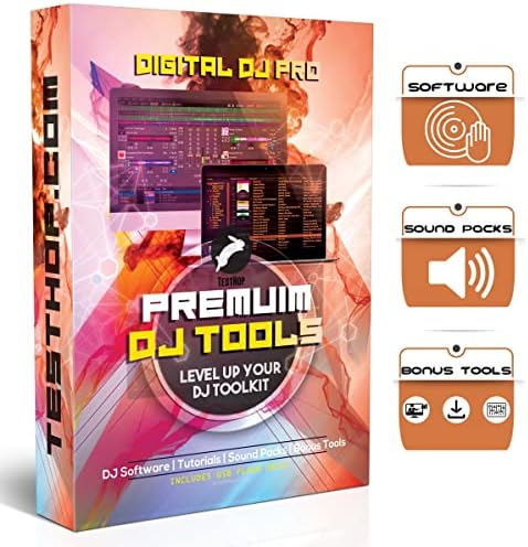DJ Mixing Software Controller Support with How to DJ Beginner to Pro Course, Music Samples, Online Audio Downloader, Virtual DJ Serato Alternative (Windows and Mac)
