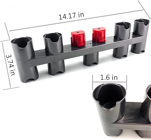 Miniatura 3 de FOOHAPY Soporte de almacenamiento de accesorios compatible con Dyson V7 V8 V10 V11 aspiradora inalámbrica Soporte de accesorios para aspiradora