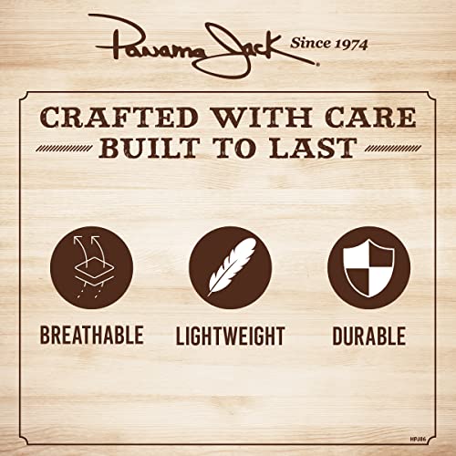 Panama Jack Solid Ribbon Fedora Hat With Black Band (Ivory, Large) #TOP2