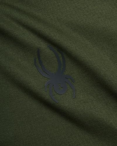 Spyder Camisa masculina Active – Pulôver de manga comprida com zíper de um quarto – camisa de treino