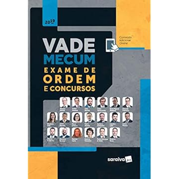 Capa do livro Vade Mecum Exame de Ordem e concursos - 1ª edição de 2019