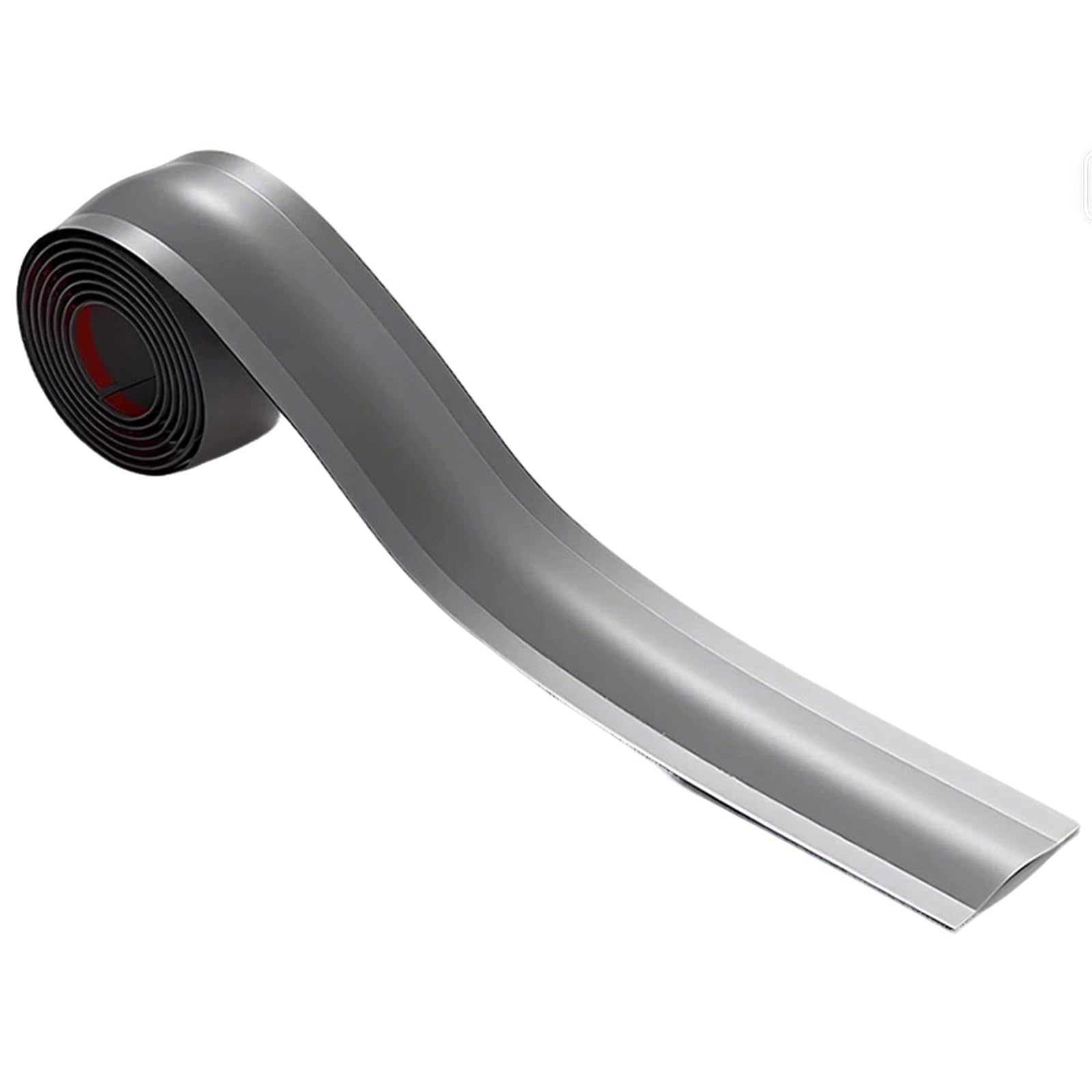 Protector De Cables Flexible Autoadhesivo De PVC para Paredes Y Esquinas，Cubrecables para Suelo，Fácil De Desenrollar/Ancho del Escondecables: 55 Mm(Grigio,5M)