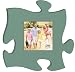 P. Graham Dunn Colored Puzzle Piece Print Frame (Green)