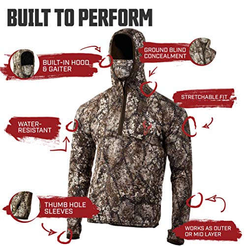 Badlands Stealth Cooltouch Hoodie - Lightweight Hunting Layer, Approach FX, Medium3