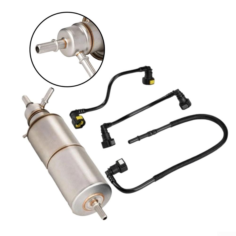 Paquete de 4 filtros de combustible con líneas de combustible para Mercedes-For ML320 1998-2001 ML430 1999-2001 ML55 2000-2003 OE compatible