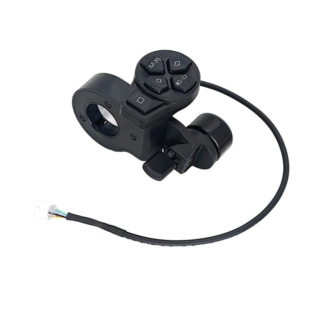 Interrupteur de clignotant avec bouton klaxon pour trottinette électrique Ninebot Zt3 Pro, pièce de rechange en acier ABS, noir