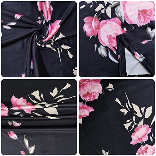 Image of NEWCOSPLAY Women's Comfy Pajama Pants Casual Drawstring Palazzo Lounge Wide Leg Pants