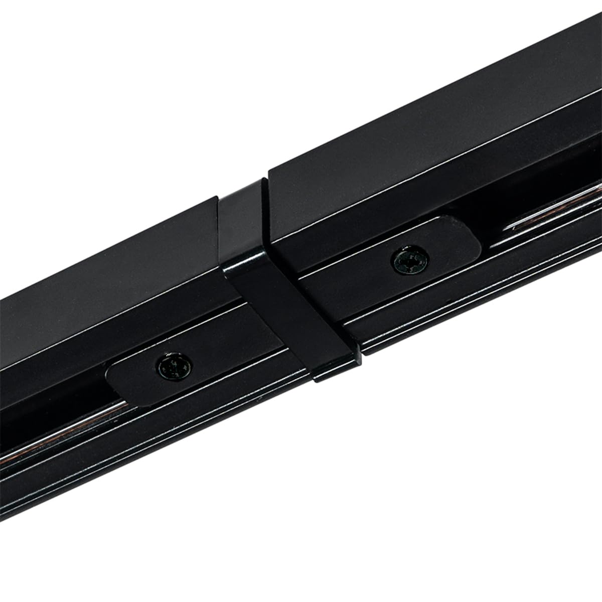 QAZQA Moderno Sistema rieles con 5 focos negros - MOVIE Aluminio/Acero/Plástico Alargada Adecuado para LED Max. 5 x 50 Watt