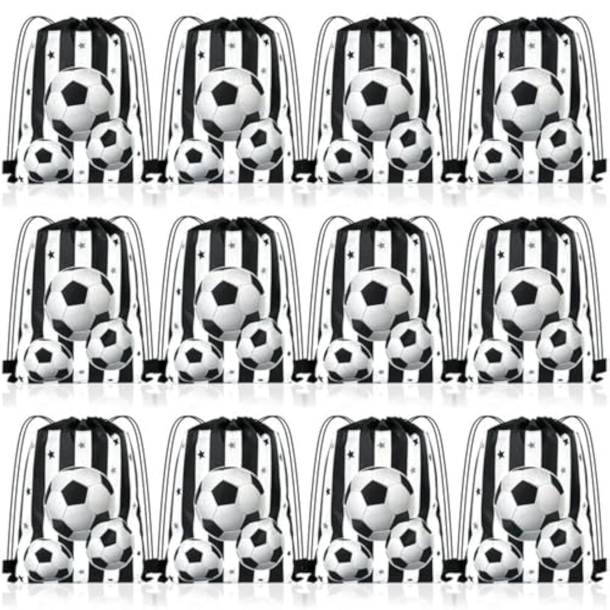 12 Pieces Drawstring Bag for Basketball Accessories