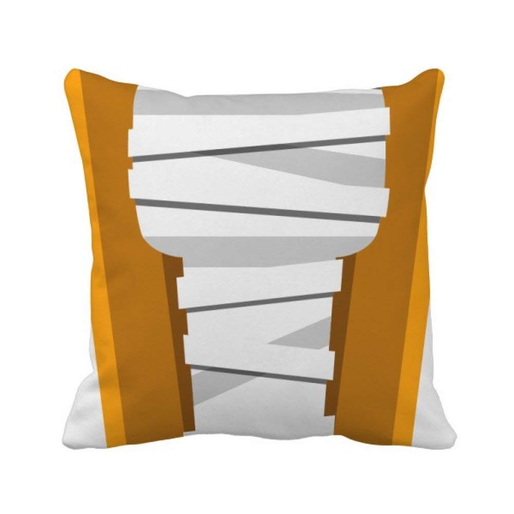 Coussin momie d'Égypte avec housse carrée pour décoration