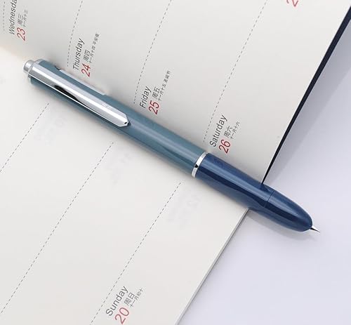 Vista 14 de OASO K016 - Juego de pluma estilográfica retráctil de 0.020 in con 4 cartuchos de tinta azul, escritura suave para estudiantes escolares