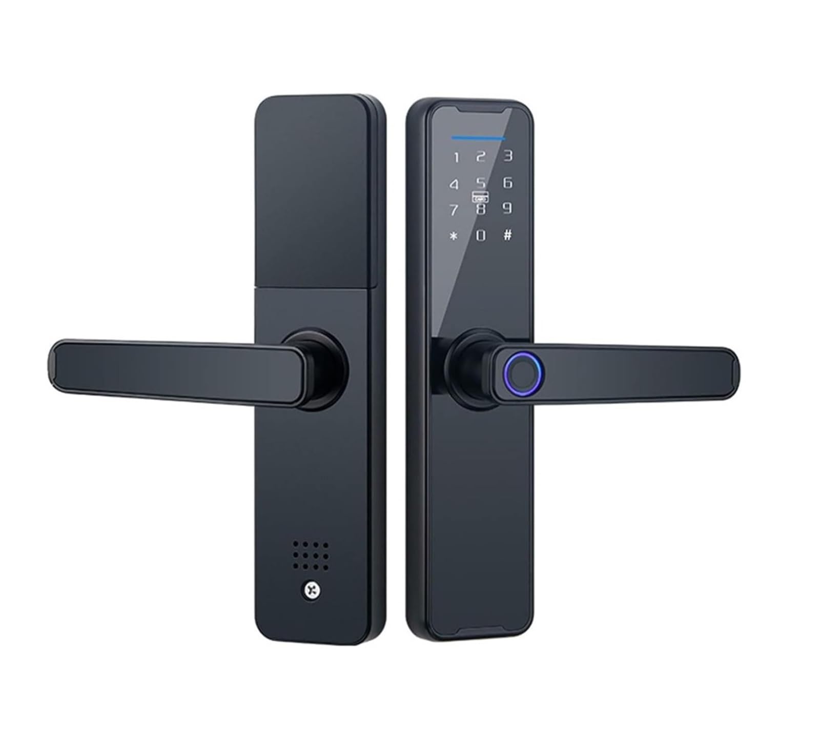 Digital Smart Door Lock with Handle Electronic Fingerprint Door Lock with Keypad, for Hotels Offices Homes smart Door Lock