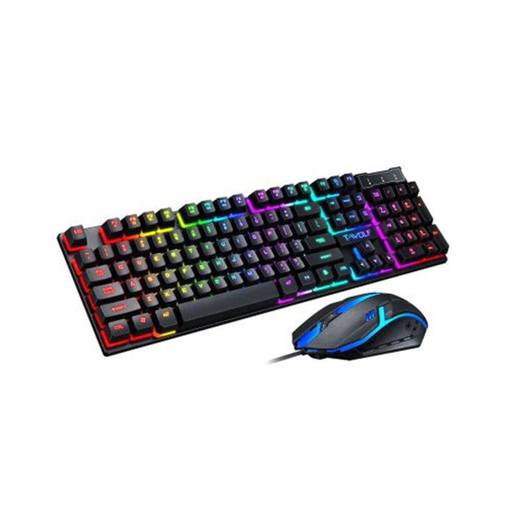 Magik RGB Gaming Keyboard And Mouse Combo - LED Backlit USB Set With Ergonomic Design