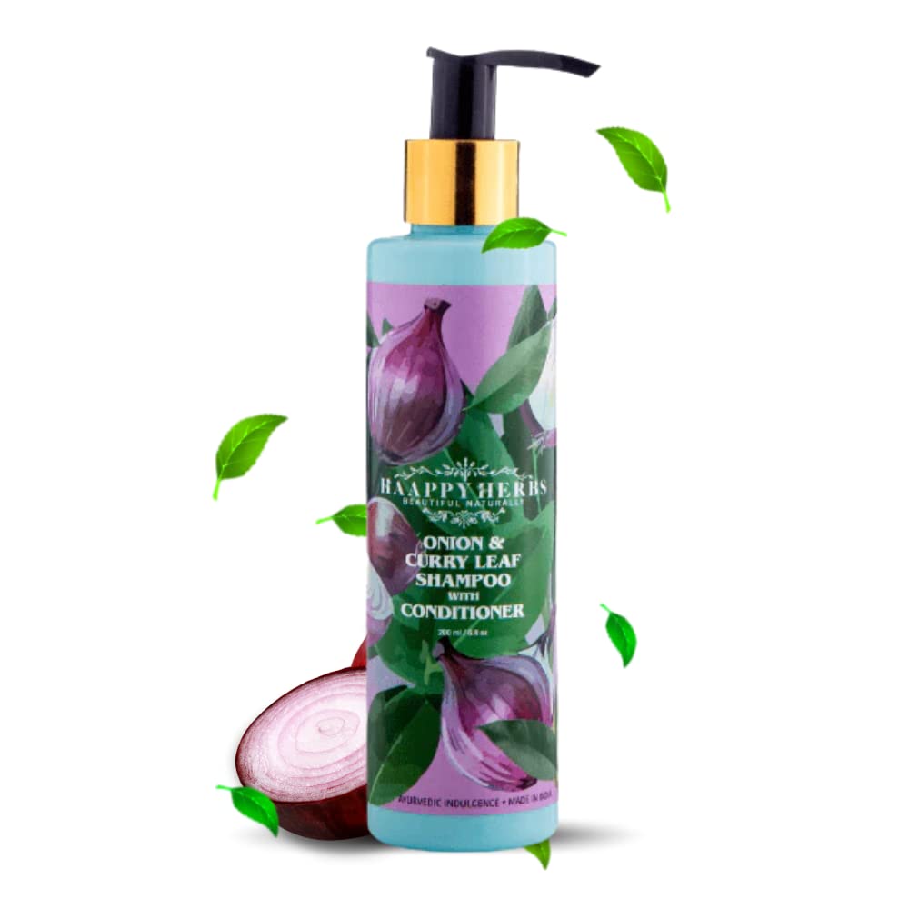 Sponsored Ad - Onion and Curry Leaves Shampoo with Conditioner - 200ml