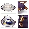NNEE® Large Oversized Water Resistance Nylon Tote Bag With Multiple Pocket Design, Purple 2, One Size #4