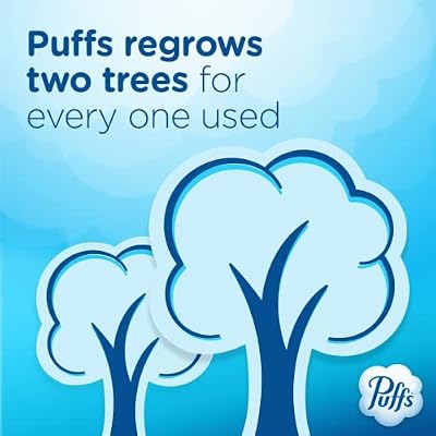 Puffs Ultra Soft Facial Tissues, 4 Cubes, 56 Facial Tissues Per Box