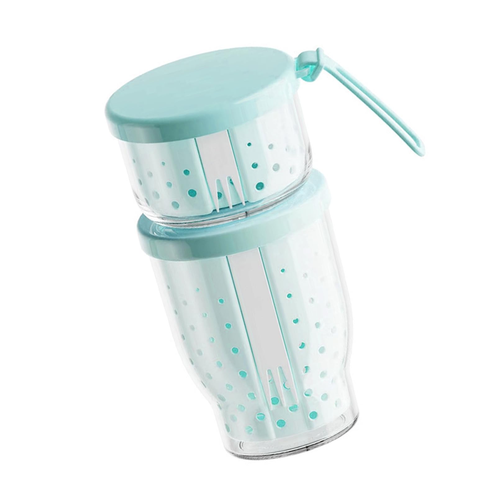 Kaeltsyn Multifunctional Meal Preps Cup with Leak Proof Lid and Strainer Perfect for Hydrating Fruits Yogurts and Light Snacks on Moving Portable Salad Recyclable Treat