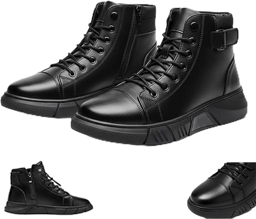 2026 New Orthopedic Boots for Men, Genuine Leather Orthopedic Boots, Men’s Genuine Leather Boot with Arch Support, Waterproof/Non-Slip/Casual & Versatile