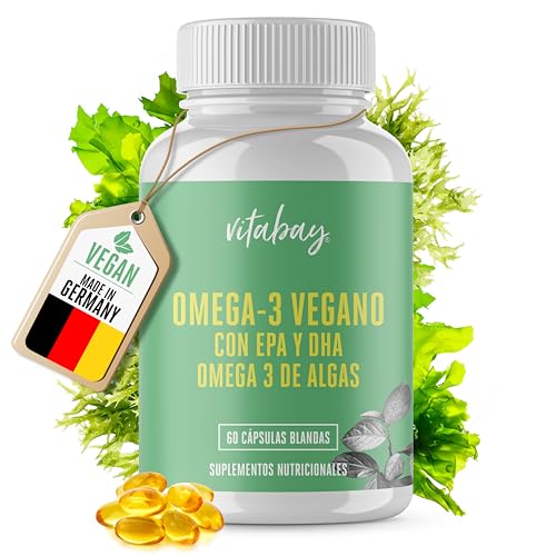 Vitabay Omega 3 Capsulas Veganas 1100mg, 60 ud