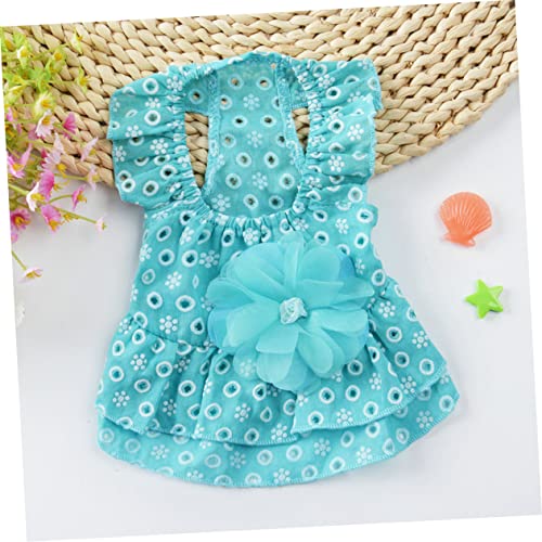 FRCOLOR 2 Peças Vestido De Cachorro Pequeno Roupas De Verão Para Animais De Estimação Roupas De Cach