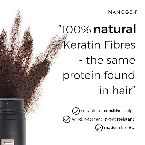 Image of Nanogen Keratin Thickening Hair Fibres Hair Touch Up, 30g - White