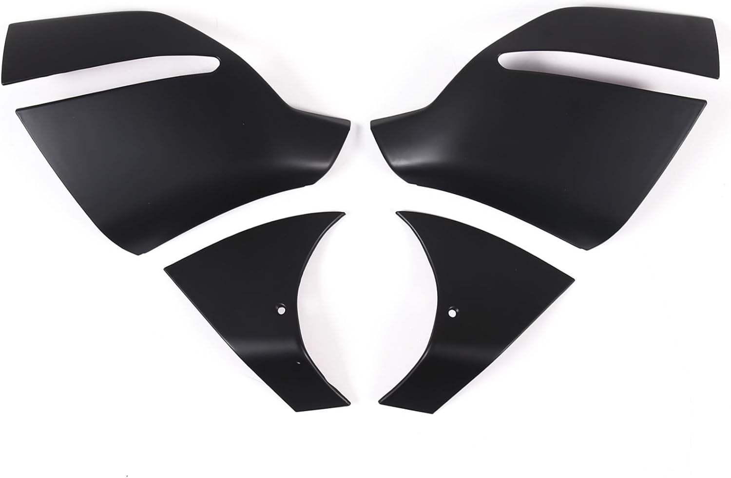 TOYCIDFG Car Door Sideview Mirror Cover Caps Side Mirror Cover Trim Compatible with C8 Corvette Stingray Z06 2020-2025, Car Exterior Decoration Accessories (Matte Black)