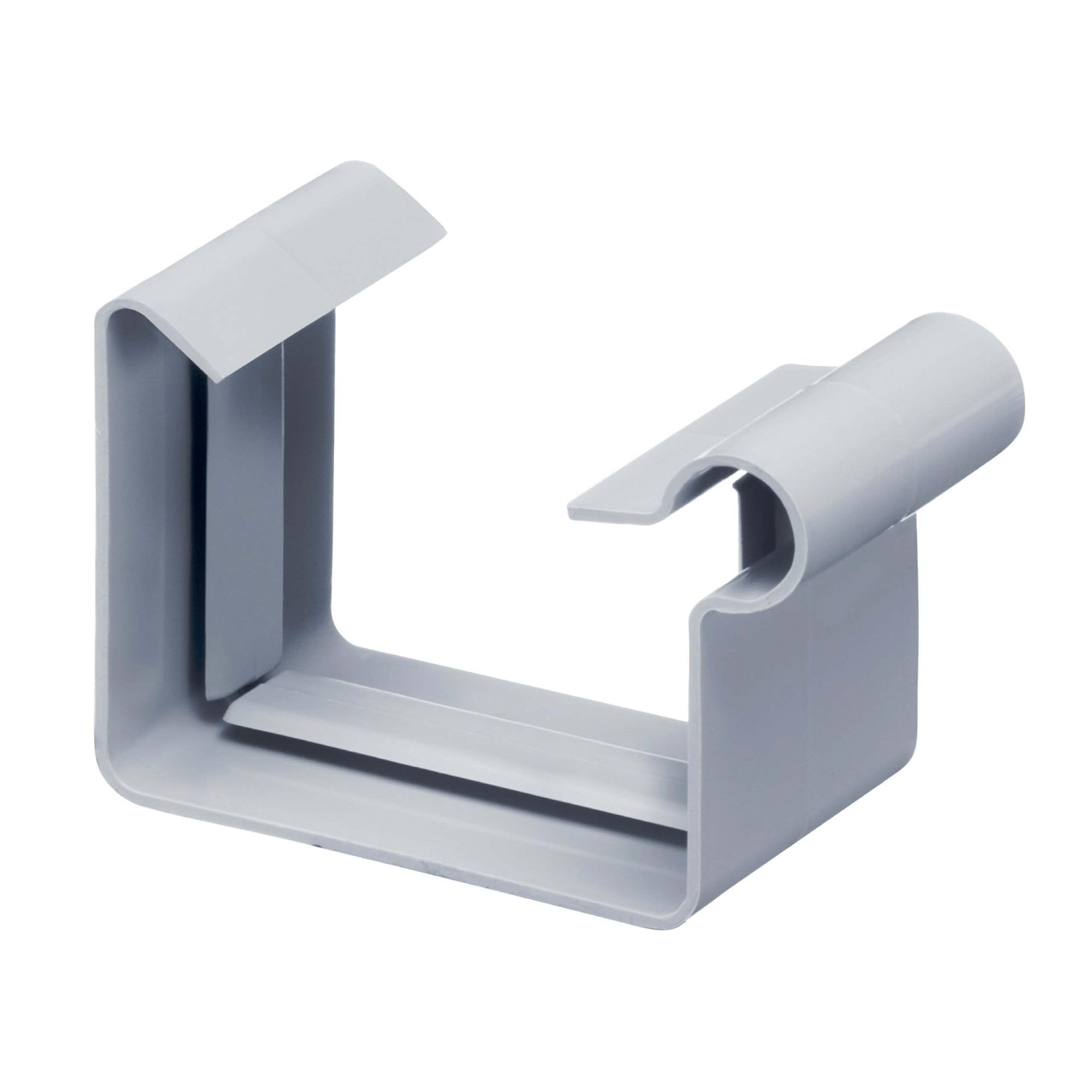 INEFA Connecteur de Chéneau PVC 115mm Gris Raccord Gouttière Carrée, Made in Germany