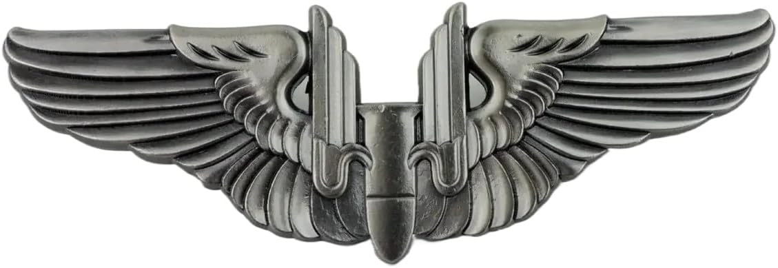 Reproduction grayness WWII US ARMY AIR FORCE USAAF AERIAL GUNNER WINGS BADGE PIN