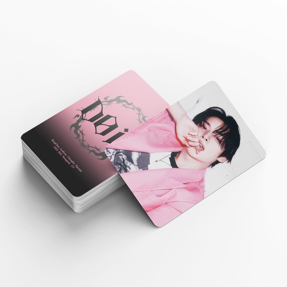 Kpop Stray Kids Cartoline Fotografiche 60 Carte Lomo 32 Adesivi SKZ Fotocard SKZ (E)