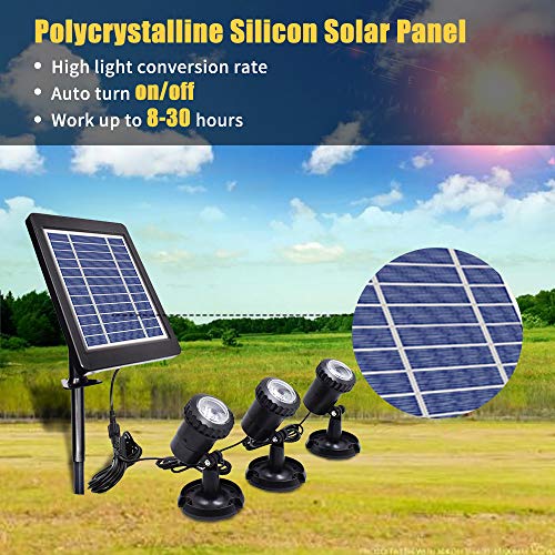 Lampe solaire extérieure étanche HUIOP pour sécuriser vos allées - 7