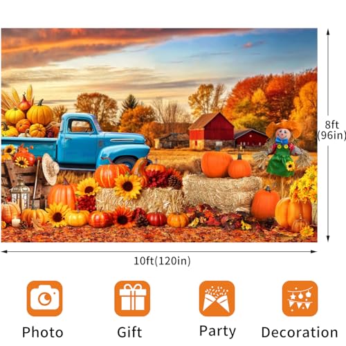 Fondo de otoño para fotografía 10x8 pies miniatura 3