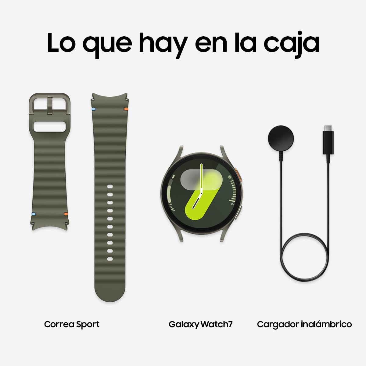 SAMSUNG Galaxy Watch 7 | 44mm | AI Smartwatch w/ 1.5" AMOLED, Wear OS 5, Wi-Fi, Bluetooth, Heart Rate, Sleep Apnea & GPS Fitness Tracker | International Model L310 | w/Fast Charger, Green