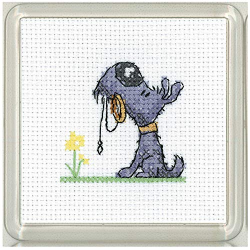 Heritage Crafts - Set di sottobicchieri a punto croce, motivo: anni d'oro