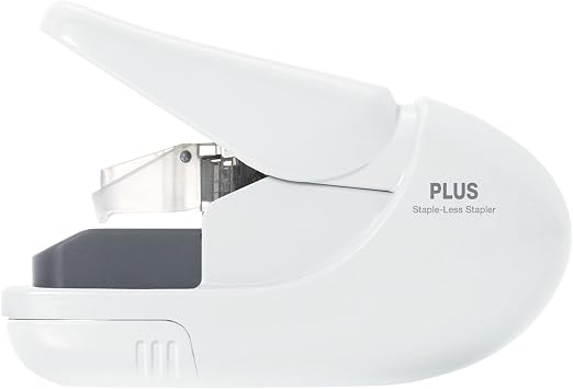 Plus 31250 Paper Clinch, Glossy White
