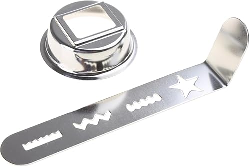 Accesorio para hacer galletas de acero inoxidable, accesorio versátil para pastelería, herramienta imprescindible para cocina