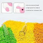 20pcs Yzzyemn Knitting Needle Stoppers Point Protectors - Accessories, Supplies, Tools and Starter Kit for Beginners (Pink, 4.5mm-9mm)