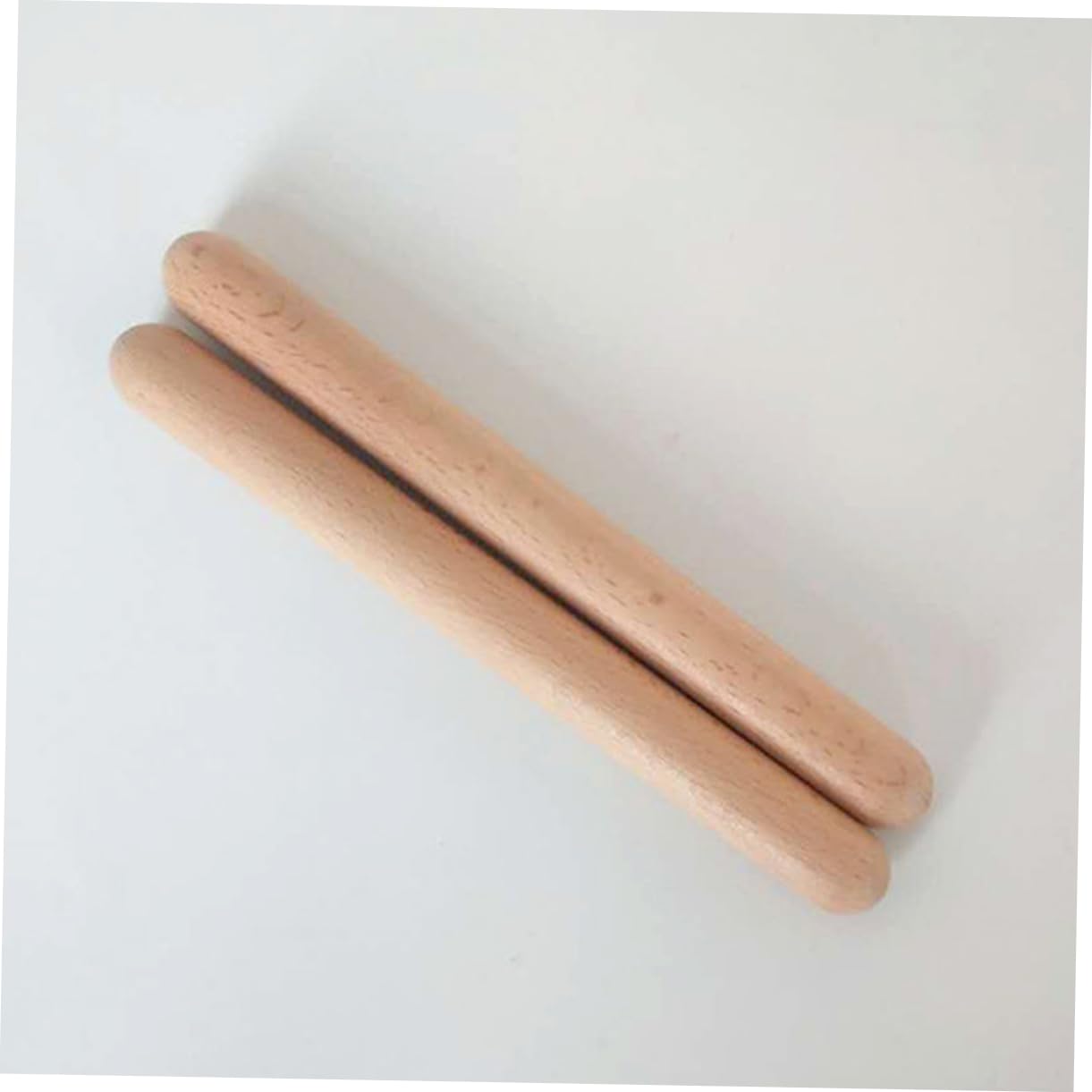 Baquetas Rítmicas de Madera 32 Piezas, Juego Musical Infantil | Color Caqui, Bordes Redondeados, para Exterior y Cumpleaños, Apoyo Formación Musical