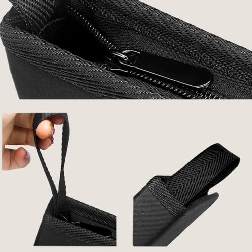 Image of 72 Slot Portable Folded Colored Pencil Case Canvas Zippered Large Capacity Pencil Bag Pouch for Watercolor Pencils
