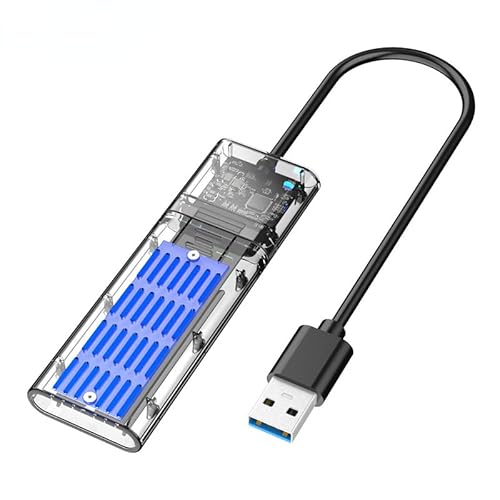 SZAMBIT M2 SSD CASE SATA Chassis M.2 para USB 3.0 SSD Adaptador Para PCIE NGFF SATA M / B Key SSD Di