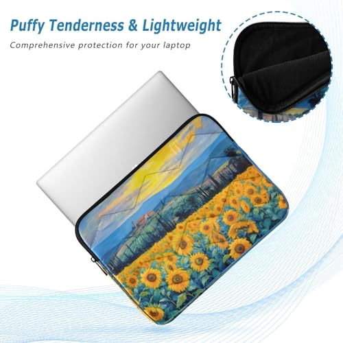 Funda para laptop 13-14 pulgadas con diseño floral miniatura 5